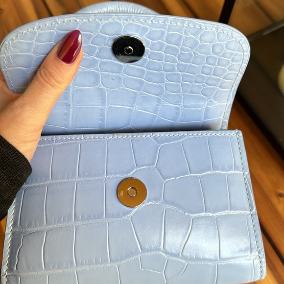 By Far Blue Mini Purse - Picture 8 of 9